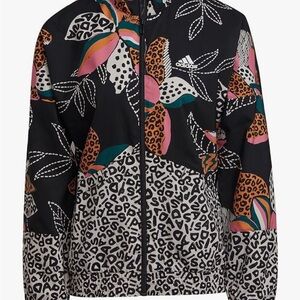 Adidas Women's Multicolor Patterned Bomber Jacket